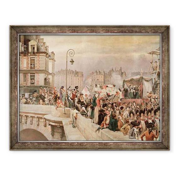 Tablou inramat - Jean-Baptiste Edouard Detaille - Plecarea voluntarilor 1792 - - Roveli