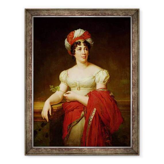 Tablou inramat - Marie Eleonore Godefroid - Portret De Madame de Stael - - Roveli