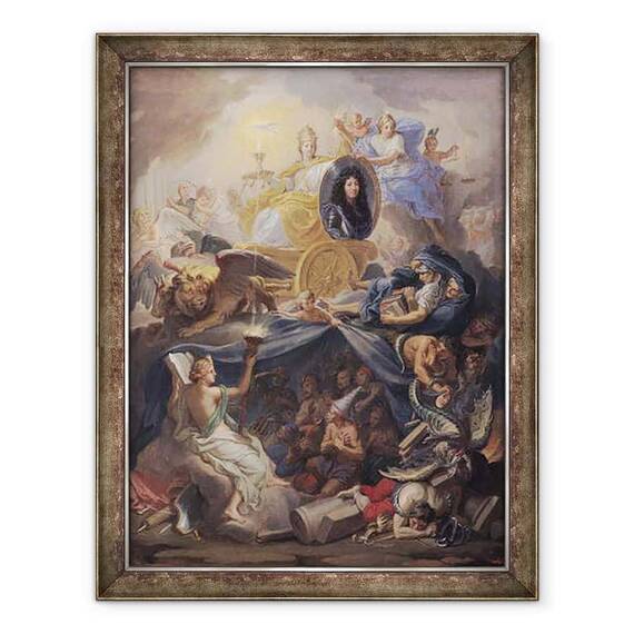 Tablou inramat - Charles Le Brun - Triumful religiei - - Roveli