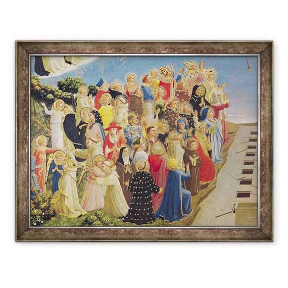 Tablou inramat - Fra Angelico - Judecata de Apoi tempera pe panou - - Roveli