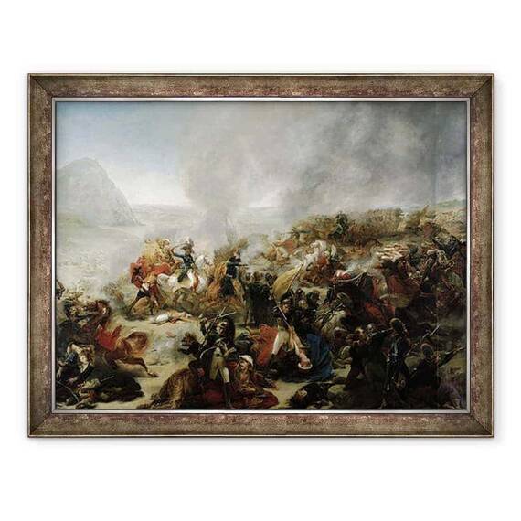 Tablou inramat - Baron Antoine Jean Gros - Batalia de la Nazaret, 8 aprilie 1799 - - Roveli