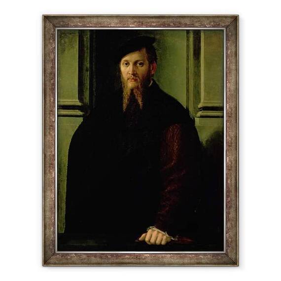 Tablou inramat - Parmigianino - Portretul unui barbat - - Roveli