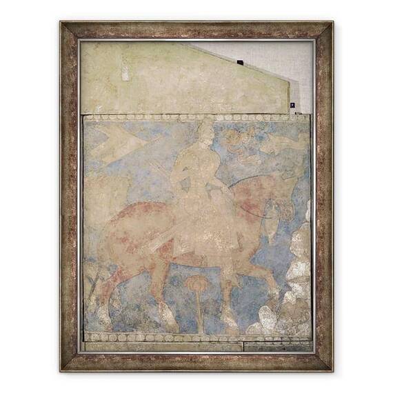Tablou inramat - Soghdian - Rustam eroic, de la Penjikent - - Roveli