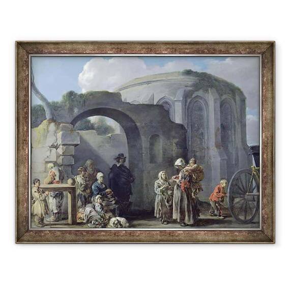 Tablou inramat - Sebastien Bourdon - Cersetorii - - Roveli