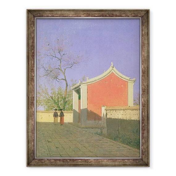 Tablou inramat - Vasili Vasilievich Vereshchagin - Casa de intalnire a Solones, Ak-Kent - - Roveli