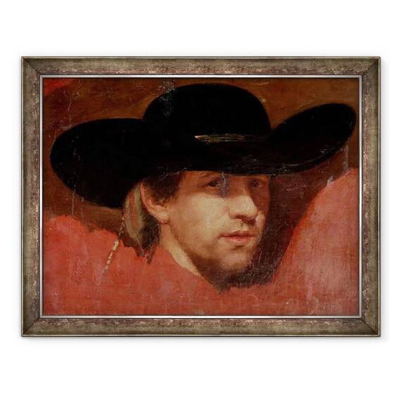 Tablou inramat - Francisco Jose de Goya y Lucientes - Portret, presupus a fi artist - - Roveli