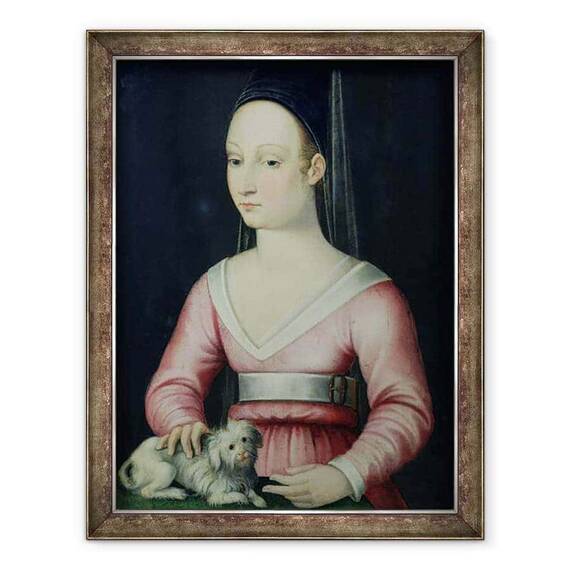 Tablou inramat - Scoala franceza - Portret De Agnes Sorel - - Roveli