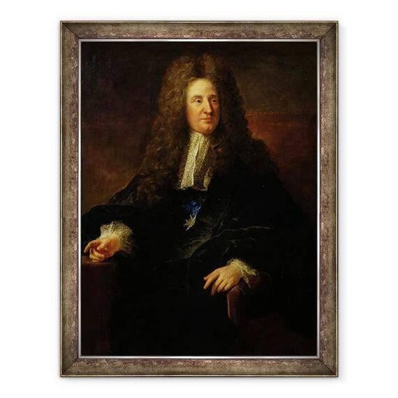 Tablou inramat - Francois de Troy - Portret De Jules Hardouin Mansart 1646-1708 - - Roveli