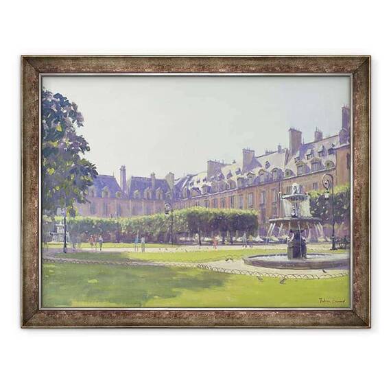 Tablou inramat - Julian Barrow - Place des Vosges - - Roveli