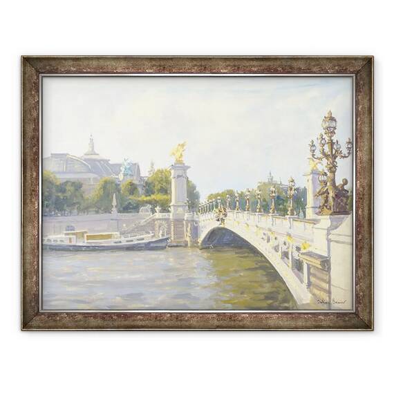Tablou inramat - Julian Barrow - Pont Alexandre III - - Roveli