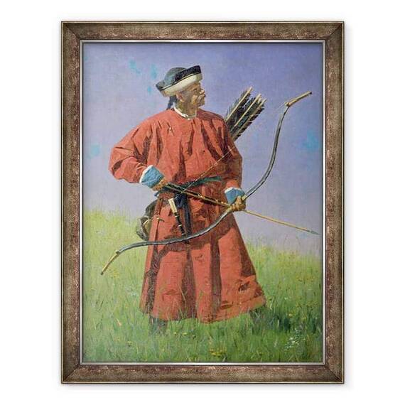 Tablou inramat - Vasili Vasilievich Vereshchagin - Bokharan Soldier Sarbaz - - Roveli