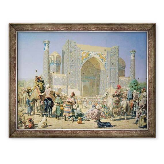 Tablou inramat - Vasili Vasilievich Vereshchagin - Ele sunt Triumfitoare - - Roveli