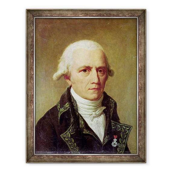 Tablou inramat - Charles Thevenin - Portrait of Jean-Baptiste de Monet 1744-1829 Chevalier de Lamarck - - Roveli