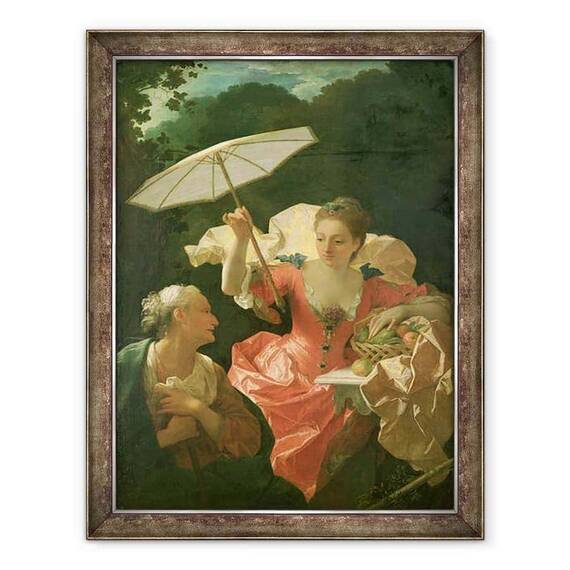 Tablou inramat - Jean Ranc - Vertumnus si Pomona - - Roveli