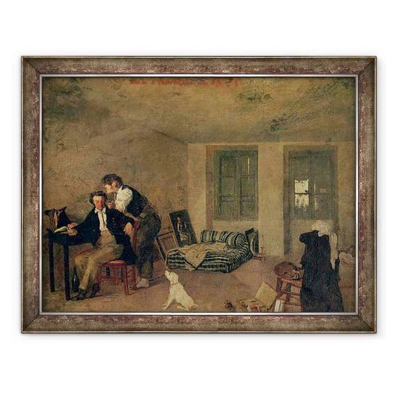 Tablou inramat - Octave Tassaert - Camera mea in 1825 - - Roveli