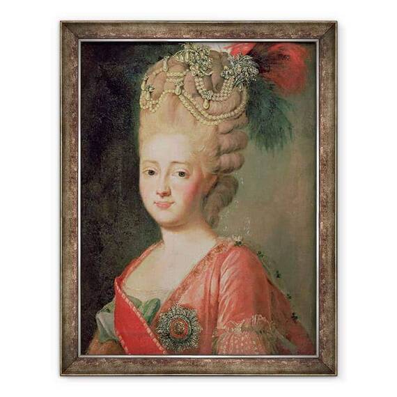 Tablou inramat - Alexander Roslin - Portret imparateasa Maria Fyodorina 1759-1828 - - Roveli