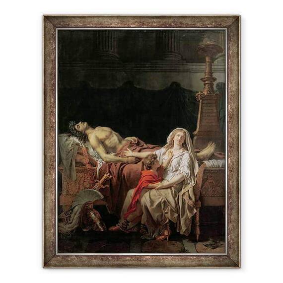 Tablou inramat - Jacques Louis David - Durerea lui Andromache - - Roveli