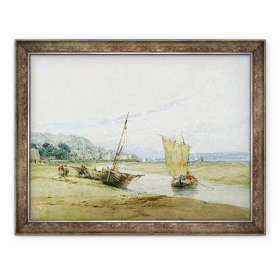 Tablou inramat - Richard Parkes Bonington - Near Honfleur - - Roveli