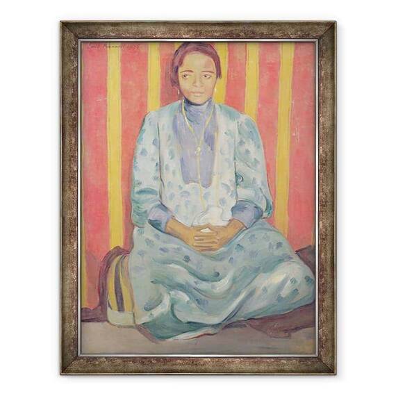Tablou inramat - Emile Bernard - Studiul unei femei mulatto - - Roveli
