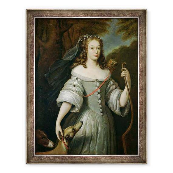 Tablou inramat - Claude Lefebvre - Portret De Francoise Louise de la Baume le Blanc 1644-1710 Ducesa de Vaujour - - Roveli