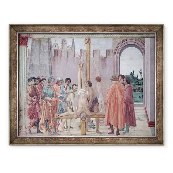 Tablou inramat - Filippino Lippi - Rastignirea Sfantului Petru - - Roveli