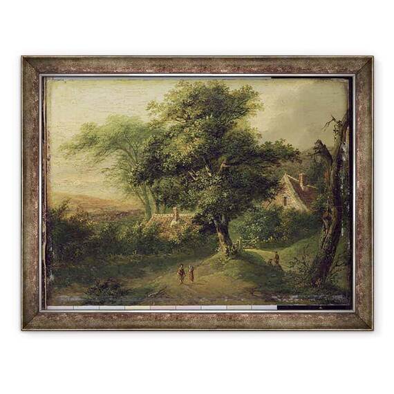 Tablou inramat - Friedrich Rosenberg - peisaj - - Roveli