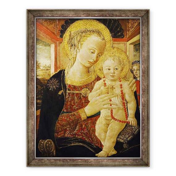 Tablou inramat - Francesco di Stefano Pesellino - Virgin si Copil - - Roveli