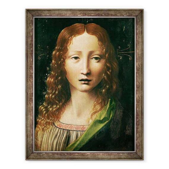Tablou inramat - Leonardo da Vinci - seful Mantuitorului - - Roveli