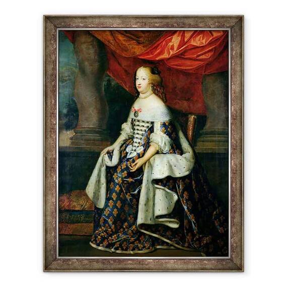 Tablou inramat - Charles Beaubrun - Portret De Marie-Therese De Austria - - Roveli