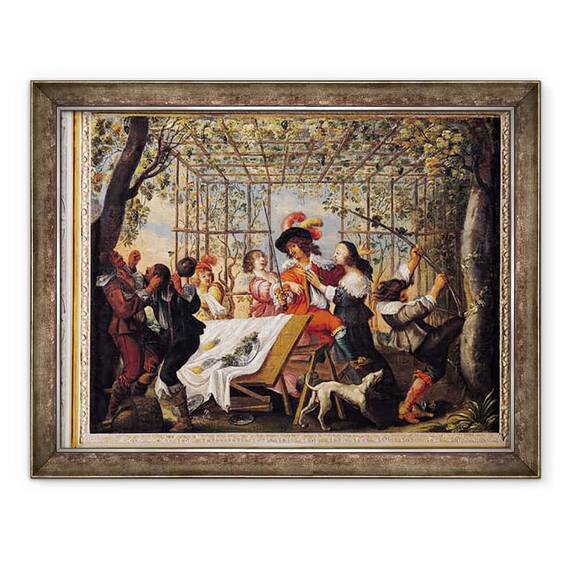 Tablou inramat - Abraham Bosse - toamna - - Roveli