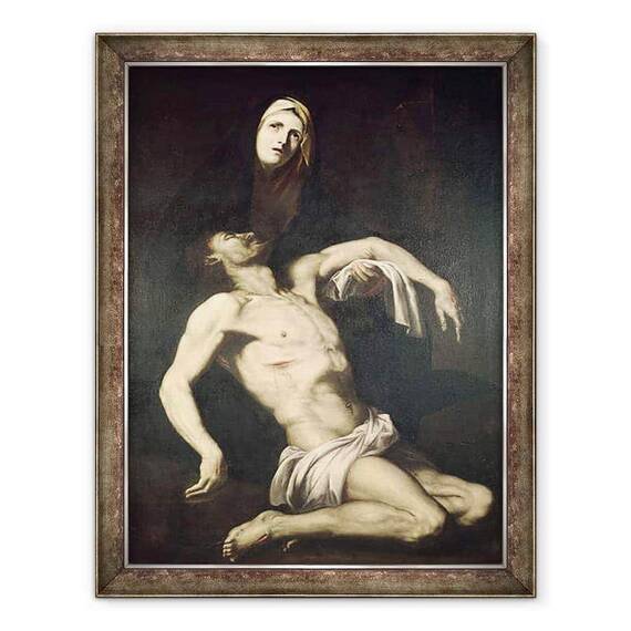 Tablou inramat - Jusepe de Ribera - Coborarea de pe cruce II - - Roveli