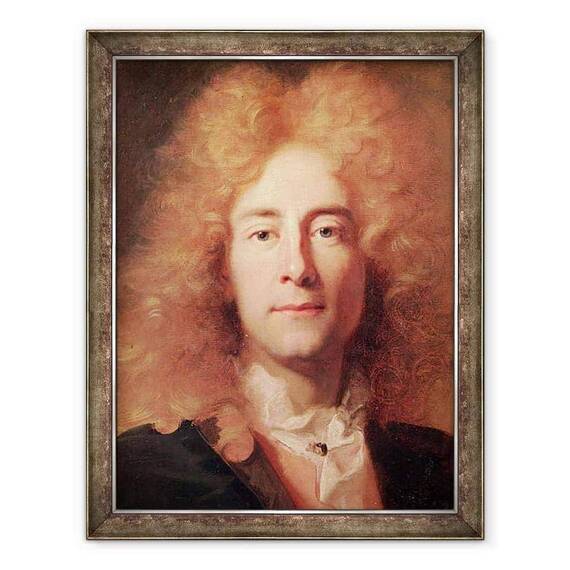 Tablou inramat - Hyacinthe Francois Rigaud - Portretul unui Om Necunoscut - - Roveli