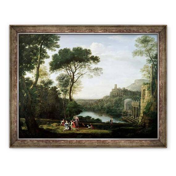 Tablou inramat - Claude Lorrain - Peisaj cu nimfa Egeria - - Roveli