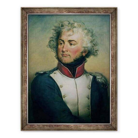Tablou inramat - Paulin Jean Baptiste Guerin - Portretul lui Jean Baptiste Kleber 1753-1800 - - Roveli