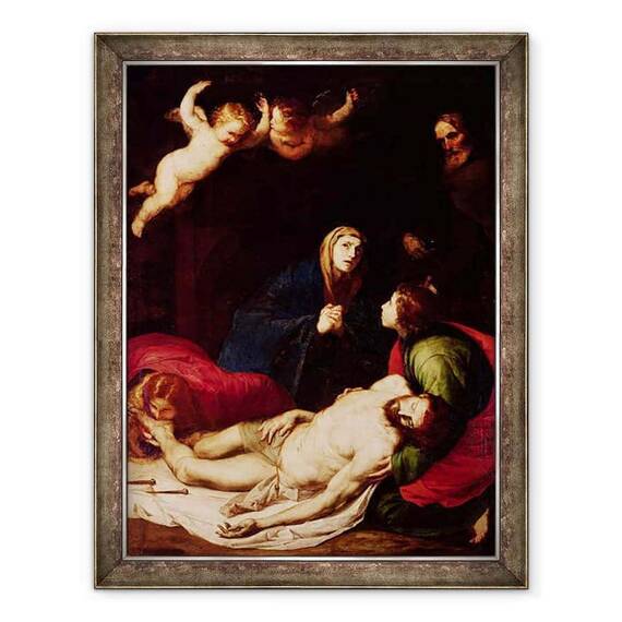 Tablou inramat - Jusepe de Ribera - Coborarea de pe cruce I - - Roveli