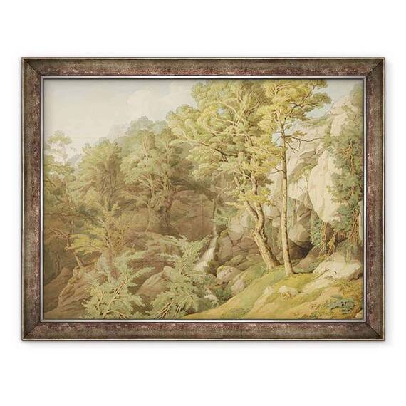 Tablou inramat - John White Abbott - Canonteign, Devon - - Roveli