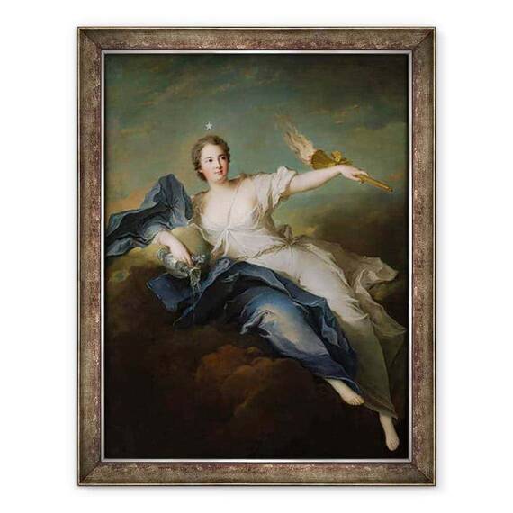 Tablou inramat - Jean-Marc Nattier - Portret De Marie-Anne de Mailly-Nesle 1717-44 Marchiza De La Tournelle ca Eos - - Roveli
