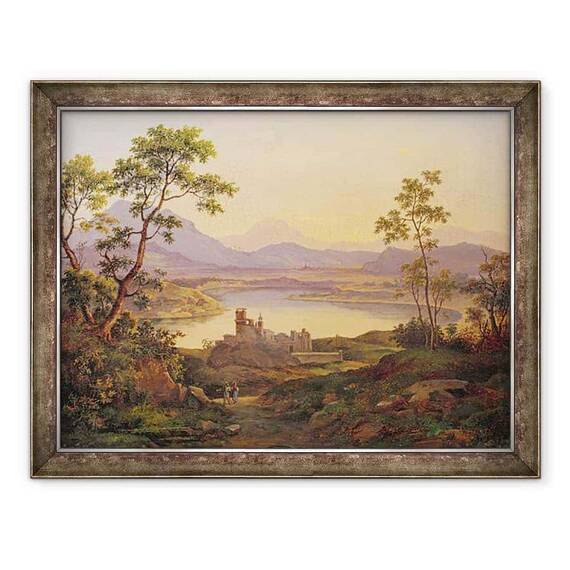 Tablou inramat - Joachim Faber - Peisaj italian - - Roveli
