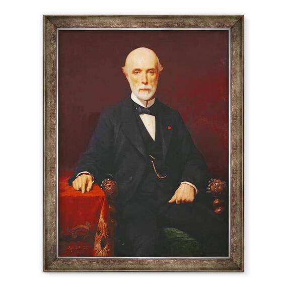 Tablou inramat - Achille Zo - Louis-Charles de Saulces de Freycinet 1828-1923 1880 - - Roveli