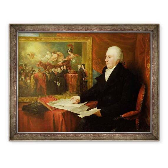 Tablou inramat - Benjamin West - John Eardley Wilmot 1709-92 1812 - - Roveli