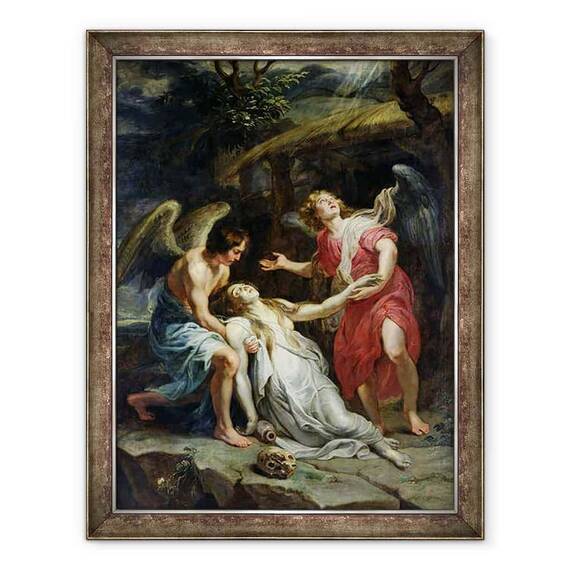 Tablou inramat - Peter Paul Rubens - Extazul Mariei Magdalena - - Roveli