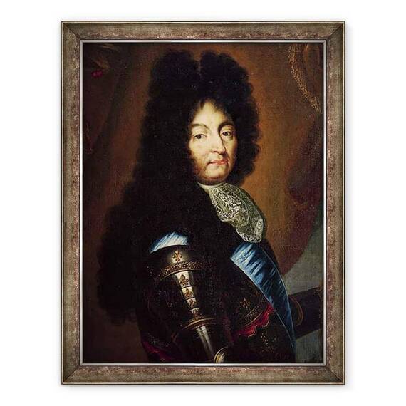 Tablou inramat - Hyacinthe Francois Rigaud - Louis XIV 1638-1715 - - Roveli