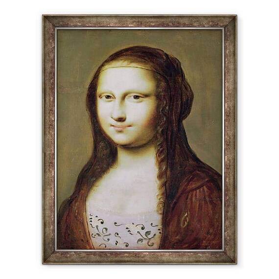 Tablou inramat - Jean Ducayer - Portret De O Femeie Inspirat de Mona Lisa - - Roveli