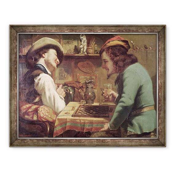 Tablou inramat - Gustave Courbet - Jocul de proiecte - - Roveli