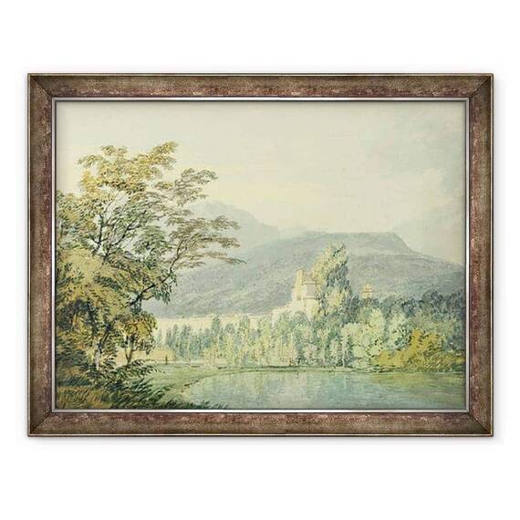 Tablou inramat - Joseph Mallord William Turner - Vila lui Sir William Hamilton - - Roveli