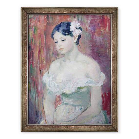 Tablou inramat - Berthe Morisot - O fata tanara - - Roveli