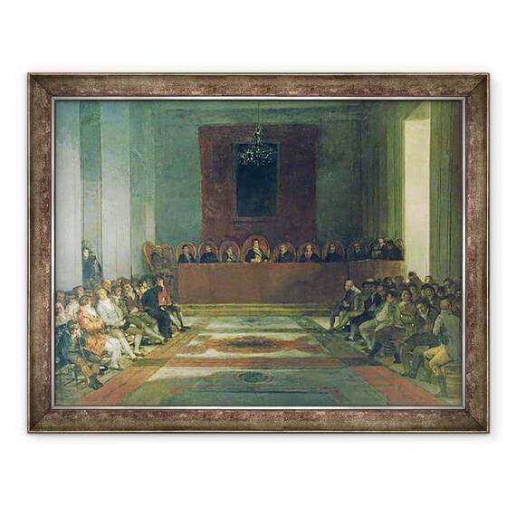 Tablou inramat - Francisco Jose de Goya y Lucientes - Junta din Filipine - - Roveli