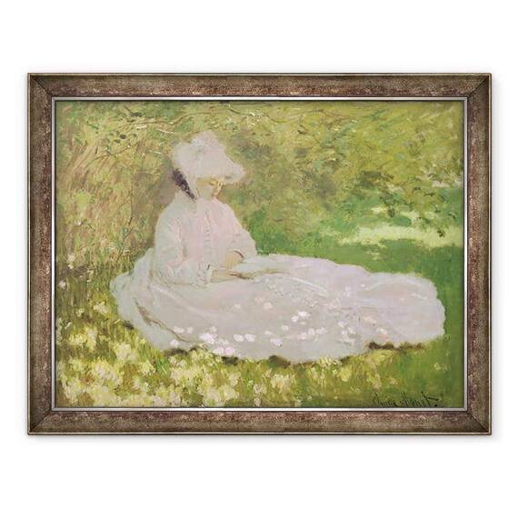 Tablou inramat - Claude Monet - Primavara - - Roveli