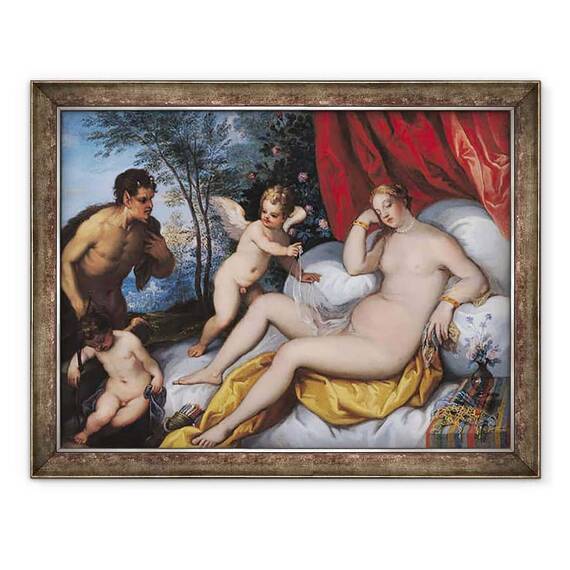 Tablou inramat - J. Brueghel - Venus si Pan - - Roveli
