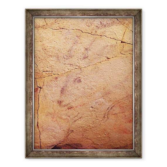 Tablou inramat - Prehistoric - seful unui cerb mic, din pesterile de la Altamira - - Roveli